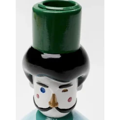 Kerzenständer Monsieur Mustache 16Cm