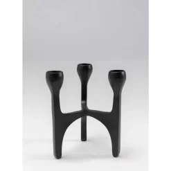 Kerzenständer Stacky Schwarz 15Cm