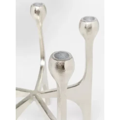Kerzenständer Stacky Silber 31Cm