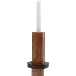 Kerzenständer Wood Zylinder 25Cm