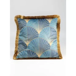 Kissen Leaves Fringe 45X45Cm