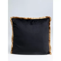 Kissen Tiger Chain Schwarz 45X45Cm