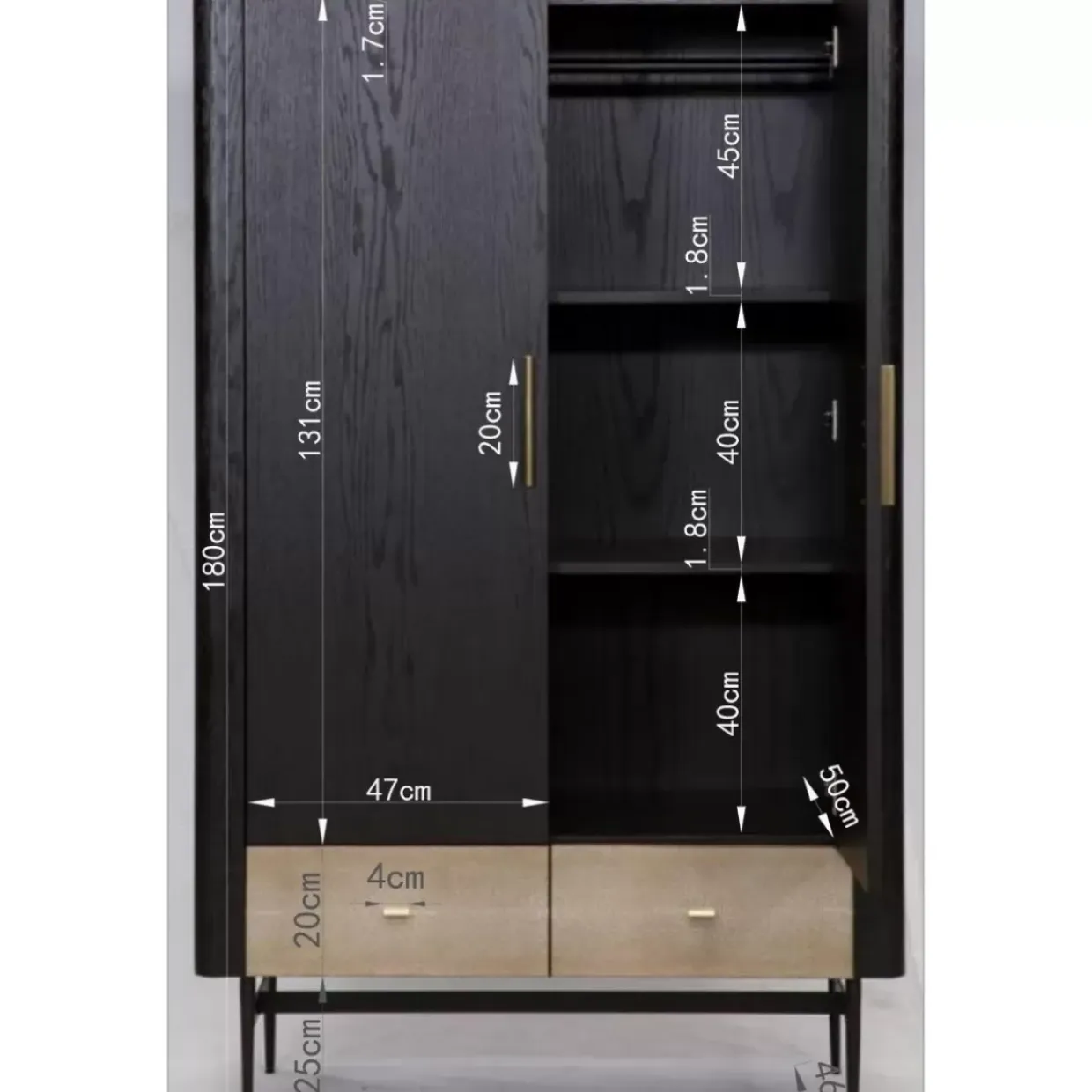 Kleiderschrank Milano 180X110