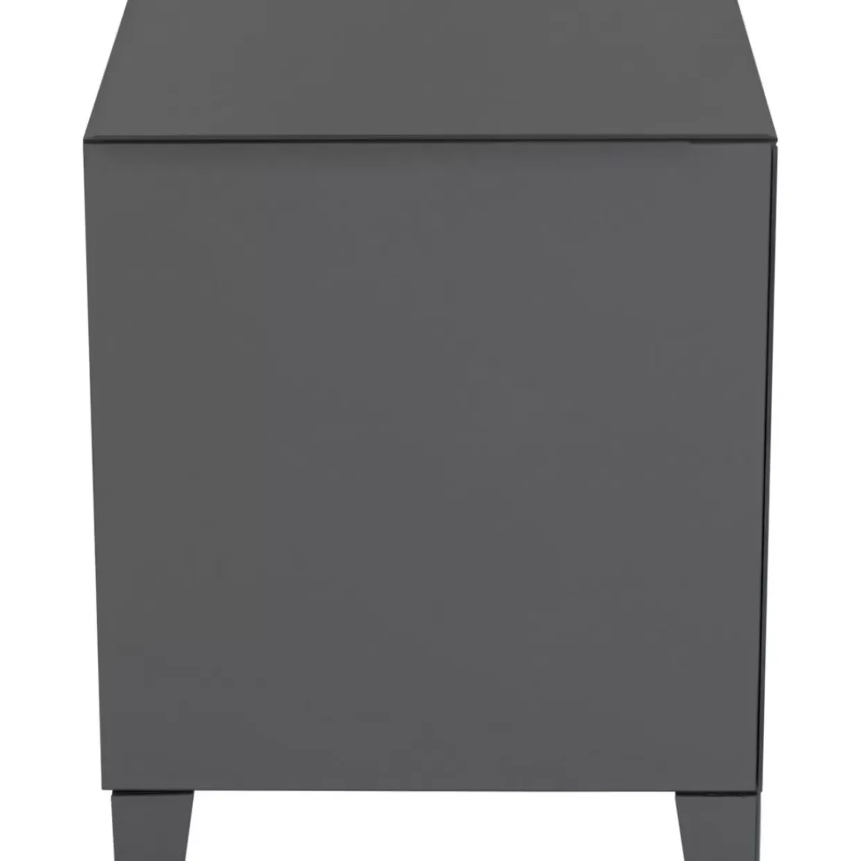 Kommode Klein Luxury Push 2 Schube Grau
