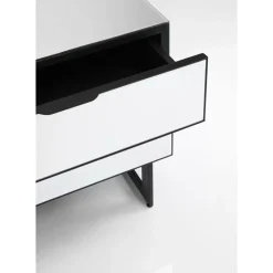 Kommode Klein Soran Schwarz 49X50Cm