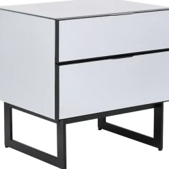 Kommode Klein Soran Schwarz 49X50Cm