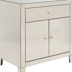 Kommode Luxury Champagne 2-Turig 1 Schub