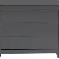 Kommode Luxury Push 3 Schube Grau