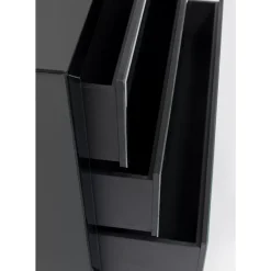Kommode Luxury Push 3 Schube Grau