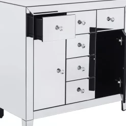 Kommode Luxury 2-Turig 6 Schube