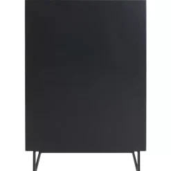 Kommode Soran 5 Schube Schwarz 65X114Cm