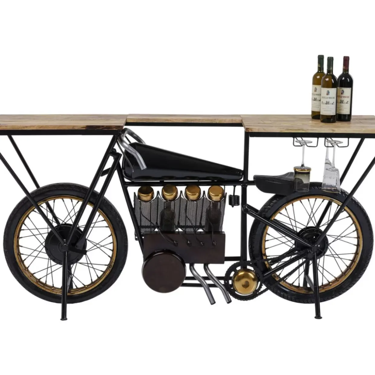 Konsole Motorbike Schwarz