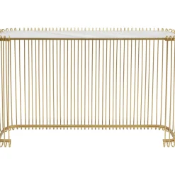 Konsole Wire Glas Marble Gold 142X89Cm