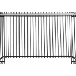Konsole Wire Glas Schwarz 142X89Cm