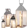 Laterne Giardino Silver (4/Set)