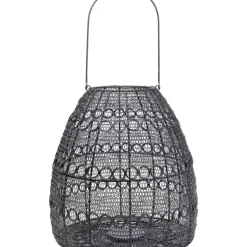 Laterne Hayat Cone Schwarz 37Cm