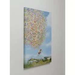 Leinwandbild Flying Elephant In Day 120X160Cm