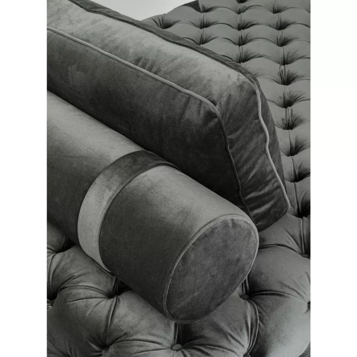 Liege Bottone Velvet Grau
