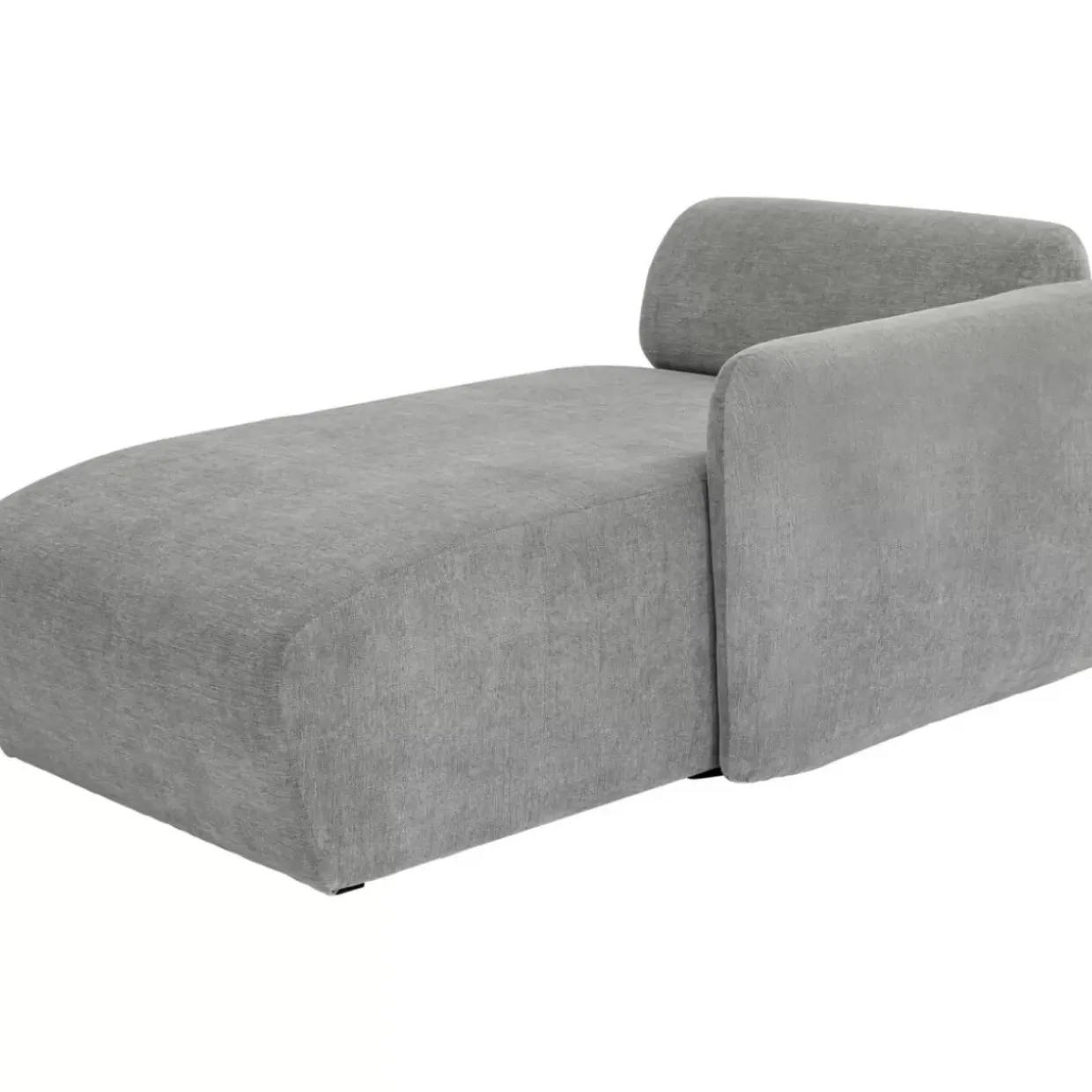 Lucca Ottomane Elements Grau Rechts 90Cm