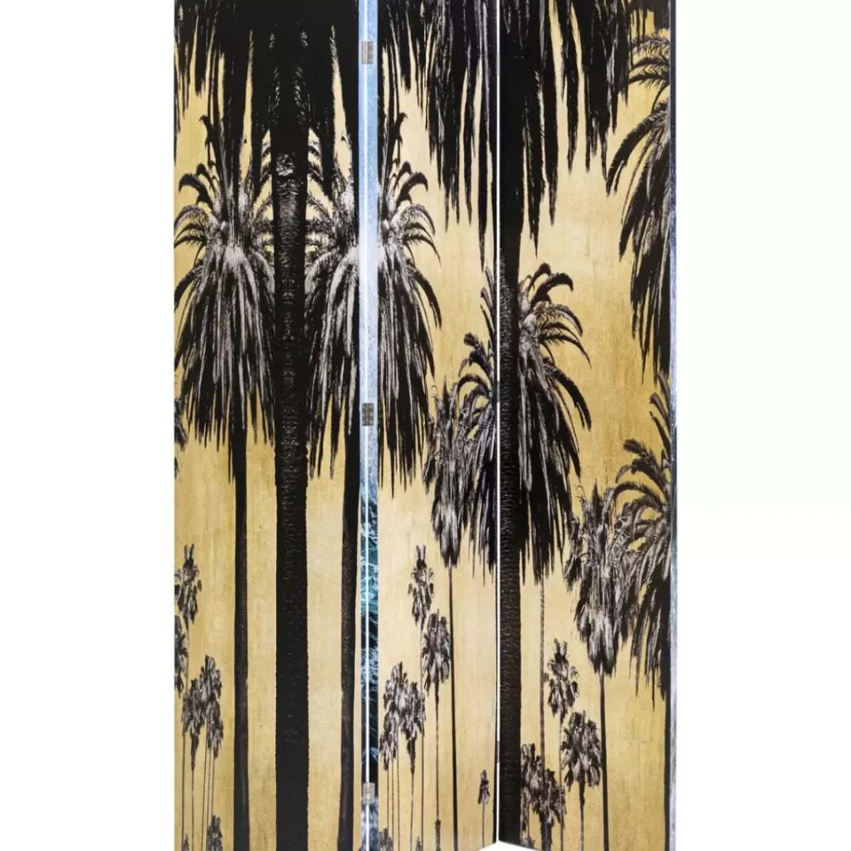 Paravent Triptychon Wave Vs Palms 120X180Cm