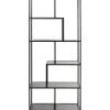 Regal Loftie Schwarz 77X185Cm