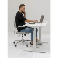 Schreibtisch Office Smart Weiss Weiss 160X80