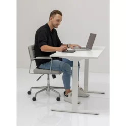 Schreibtisch Office Smart Weiss Weiss 140X60