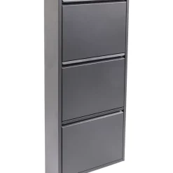 Schuhkipper Caruso 3-Er Anthrazit