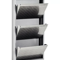 Schuhkipper Caruso 3-Er Silber/Geflext (Mo)
