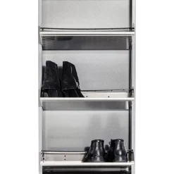 Schuhkipper Caruso 3-Er Silber/Geflext (Mo)
