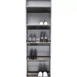 Schuhkipper Caruso 5-Er Silber/Geflext