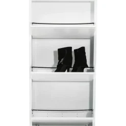 Schuhkipper Caruso 3-Er Weiss