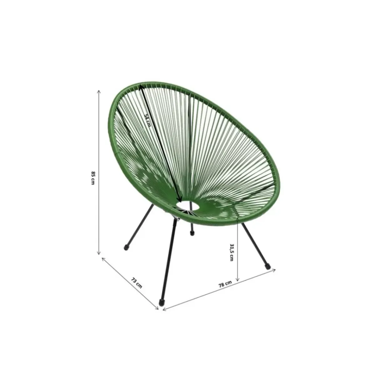 Sessel Acapulco Grun