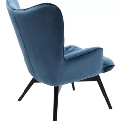 Sessel Black Vicky Velvet Petrol