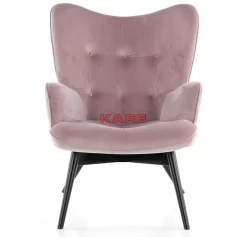 Sessel Black Vicky Velvet Rose