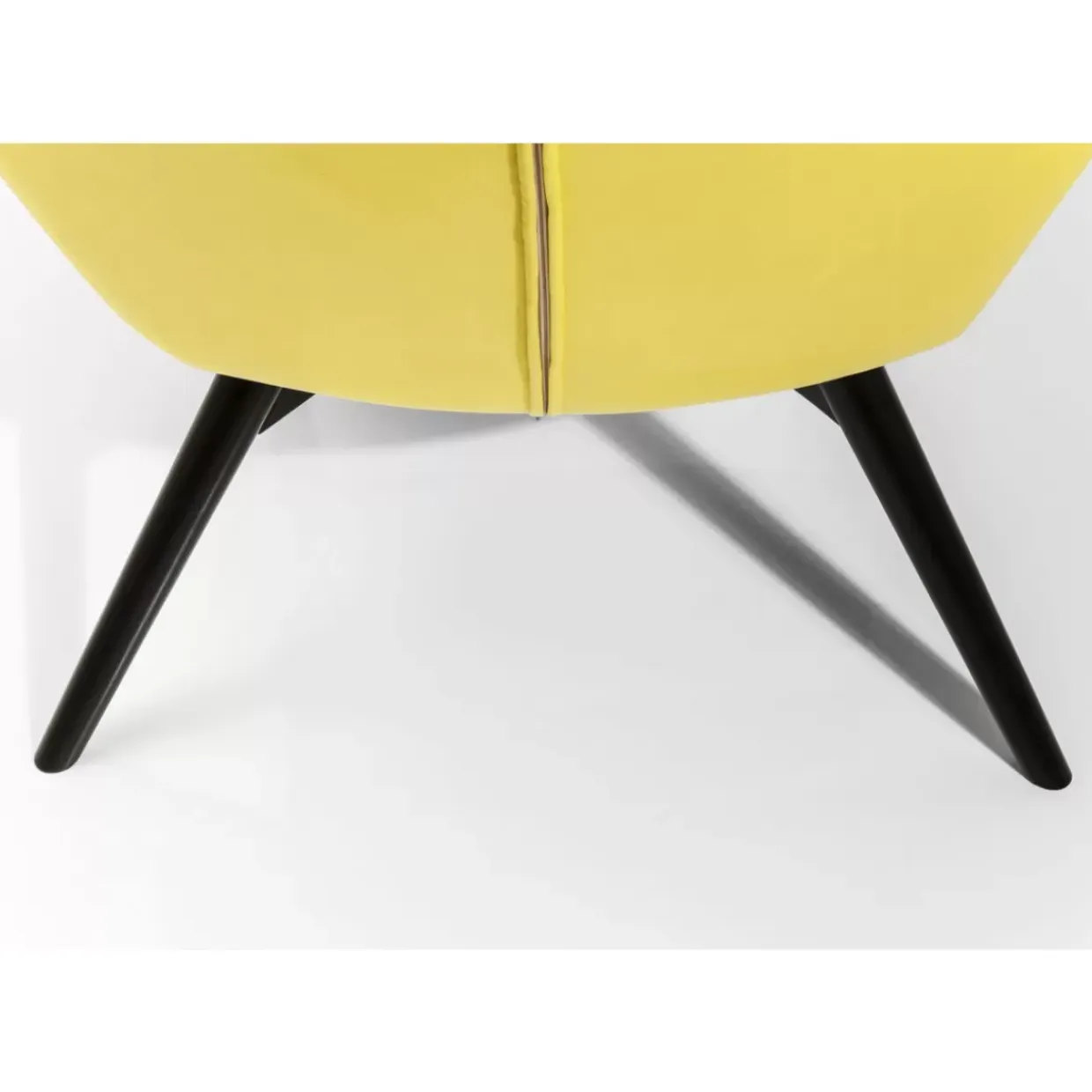 Sessel Black Vicky Velvet Yellow