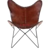 Sessel Butterfly Brown Econo