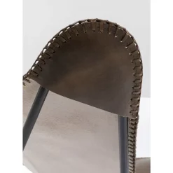 Sessel California Leder Dunkelbraun