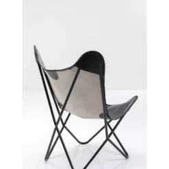 Sessel California Leder Schwarz
