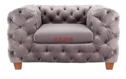 Sessel Desire Silbergrau