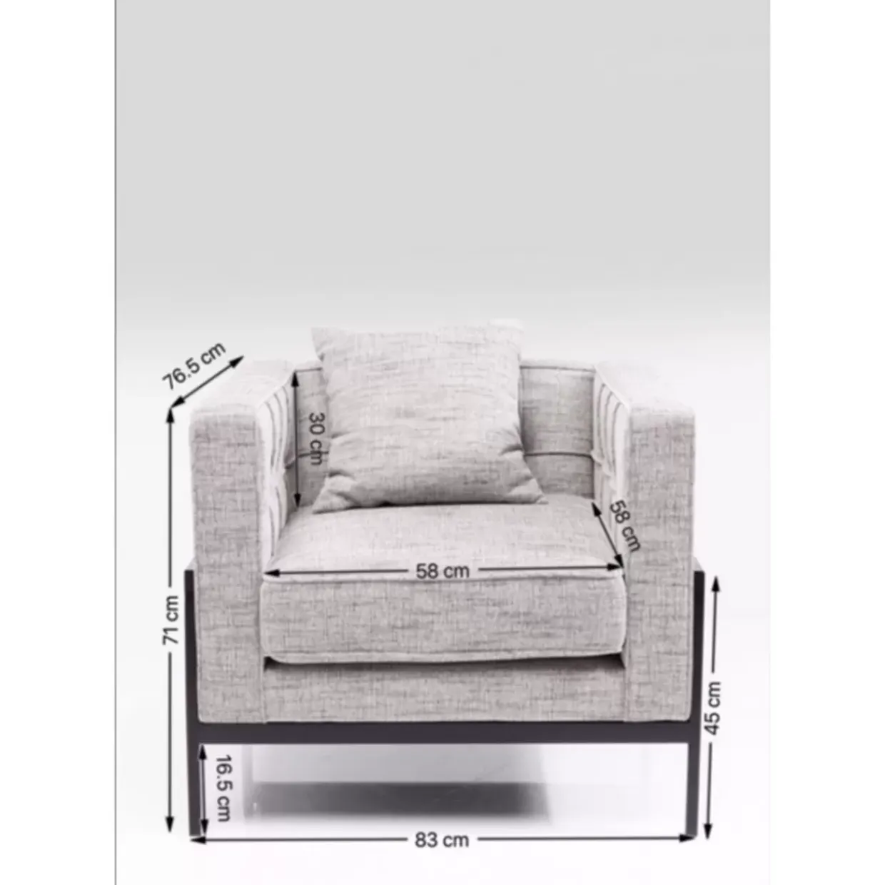 Sessel Loft Salt & Pepper