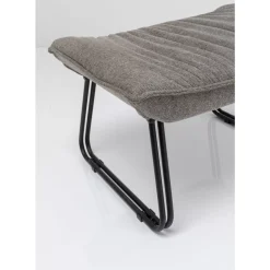 Sessel Mit Hocker Snuggle Grau (2/Tlg)