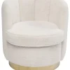Sessel Silhouette Fur Weiss