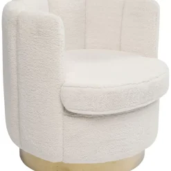 Sessel Silhouette Fur Weiss