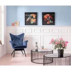 Sessel Tudor Velvet Petrol