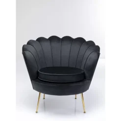 Sessel Water Lily Schwarz