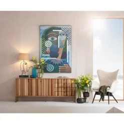 Sideboard Concertina Natur 186X74Cm