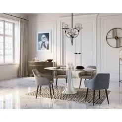 Sideboard Luxury Push Grau
