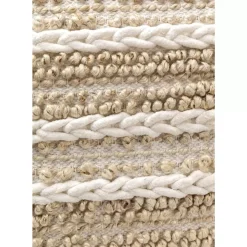 Sitzkissen Loop Knit Beige 60X60Cm
