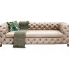 Sofa Desire 3-Sitzer Velvet Ecru